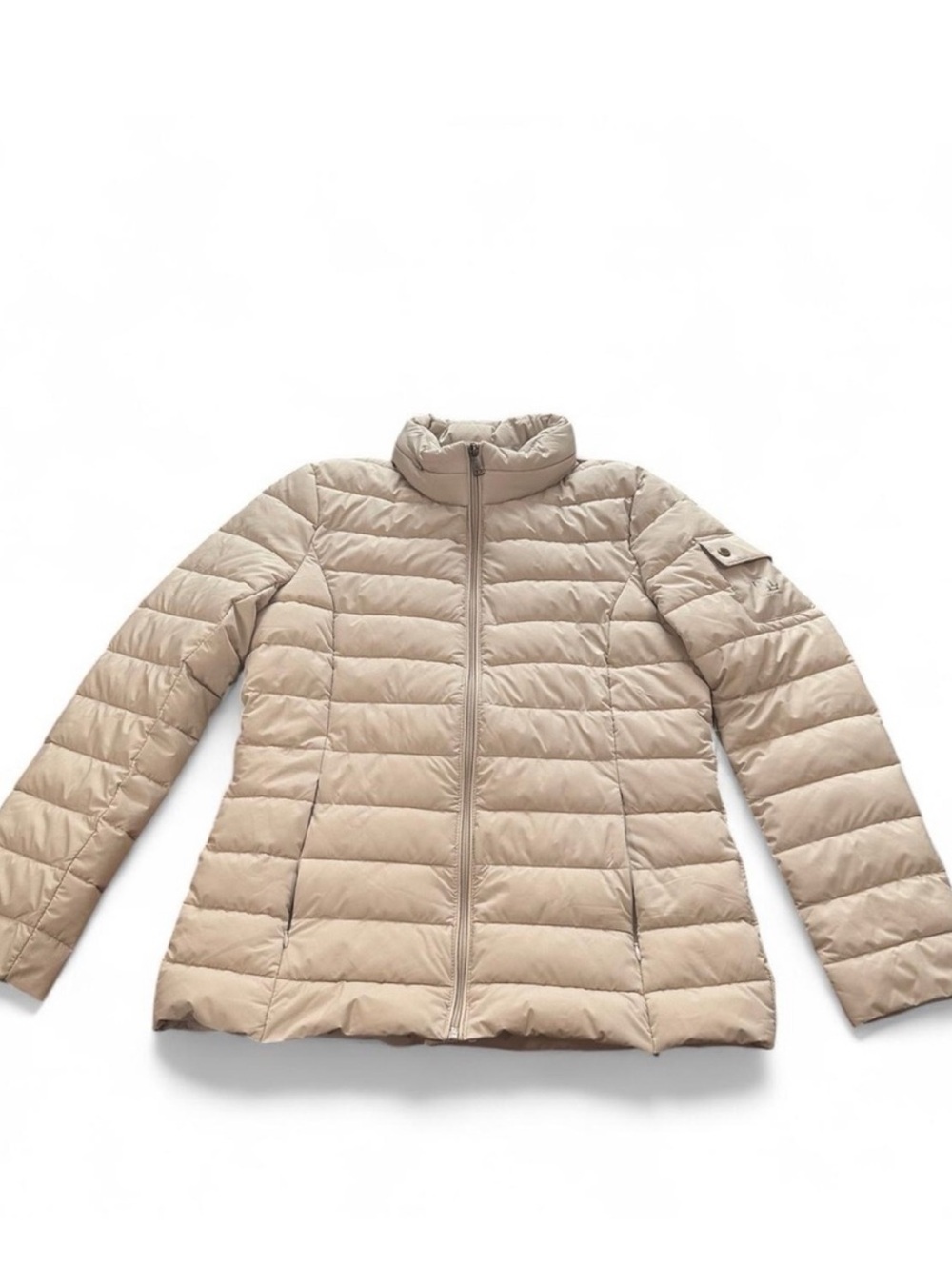 Ralph Lauren cream puffer jacket